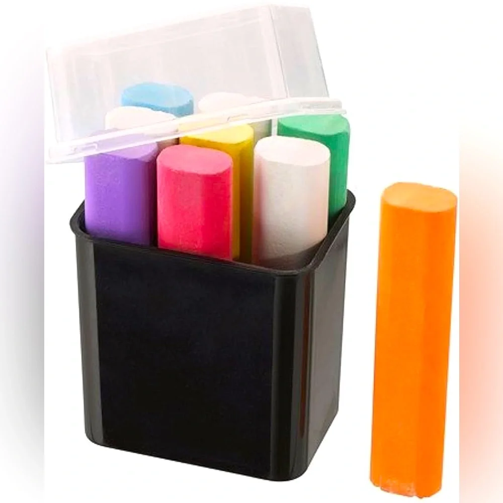 IKEA Mala Colorful Chalks Arts & Crafts Chalk Set w Case